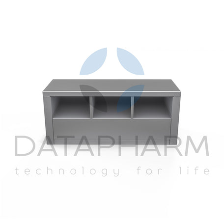 Pharmaceutical Transition Bench with Shoe Compartments