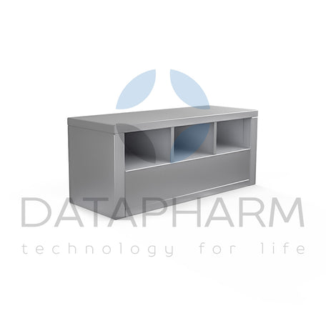 Pharmaceutical Transition Bench with Shoe Compartments
