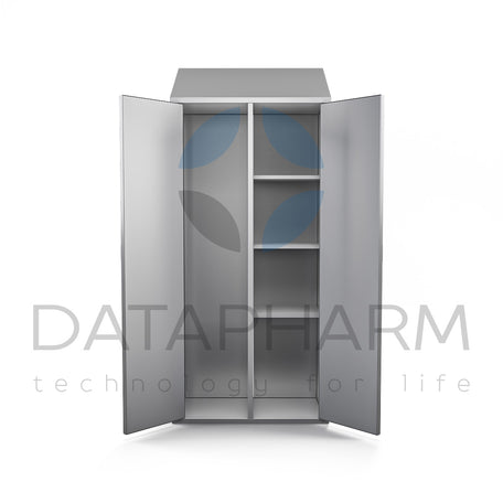 Szafa farmaceutyczna dwudrzwiowa ze stali nierdzewnej 