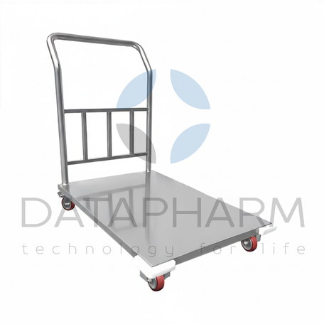 Wózek platformowy z ochroną narożną 