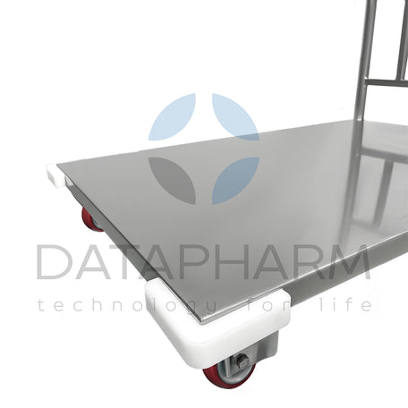 Wózek platformowy z ochroną narożną 