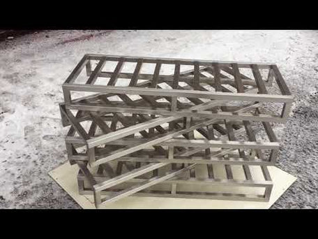 Paleta nierdzewna 1250×450×150 mm 