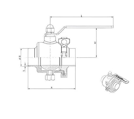 Welded Non-Retention Ball Valve