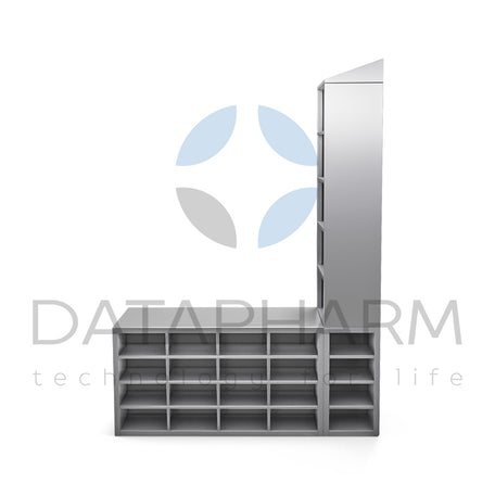 Sanitary Airlock with Transition Bench and Rack