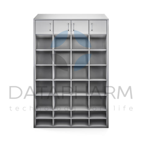 Multi-Compartment Storage Cabinet