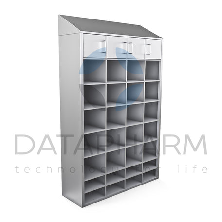 Multi-Compartment Storage Cabinet