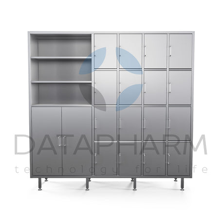 Stainless Steel Locker with Compartments