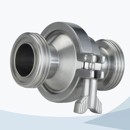 Stainless Steel Food Grade Middle-Clamp Union Type Check Valve to DIN standard