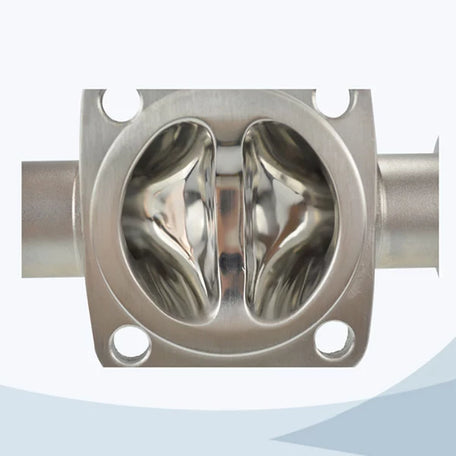 SS manual clamped diaphragm valve for food