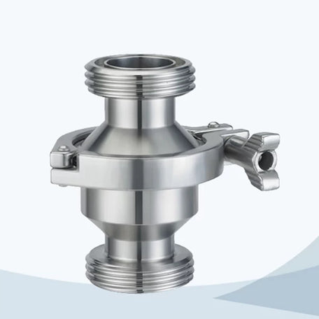 Stainless Steel Sanitary Grade Middle-Clamp Male Threading Nrv Check Valve