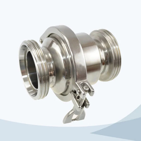 Stainless Steel Sanitary Grade Middle-Clamp Male Threading Nrv Check Valve