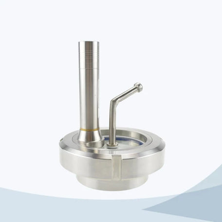 Stainless Steel Sanitary Sight glass with LED light & brush