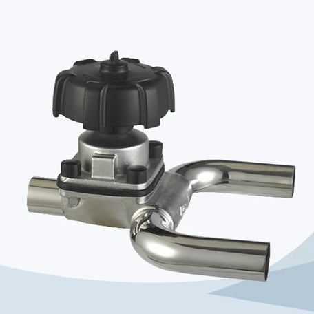 Stainless Steel Hygienic Rade U Type Manual Diaphragm Valve