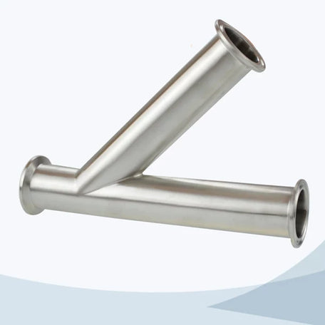 28AMP Tri-Clamp Lateral Y Tee