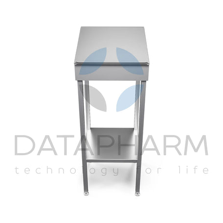 Stainless Steel Writing Table with Slanted Worktop