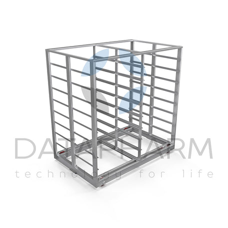 Двосекційний візок для стерилізації ампул 