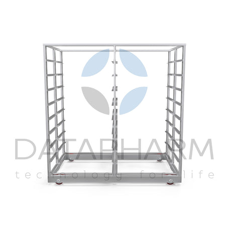 Двосекційний візок для стерилізації ампул 