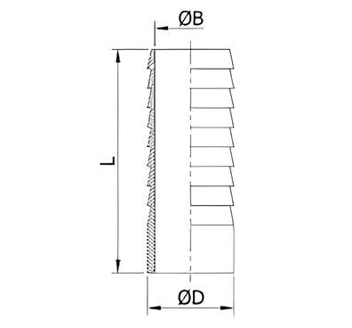 Stainless Steel food grade welded hose barb